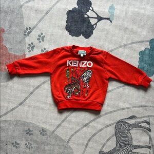 Kenzo Kids Orange Graphic Sweatshirt